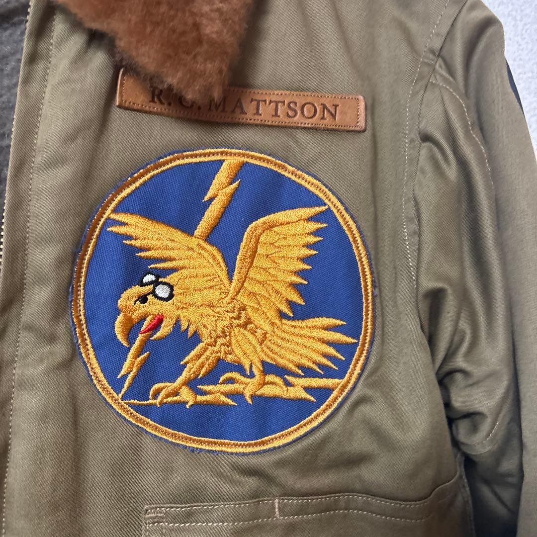 [INDIAN PATCH] Buzz Rickson's B-10 Flight Jacket … - image 7