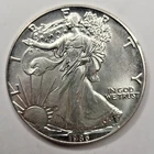 1986 American Eagle Walking Liberty 1 oz Fine Silver One Dollar Coin #JR86