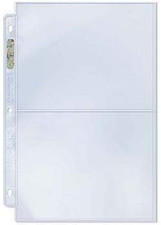 2-Pocket Platinum Page with 5" X 7" Pockets 25Ct