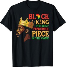 NEW Juneteenth Black King Black History African Dad Men T-Shirt - MADE IN USA
