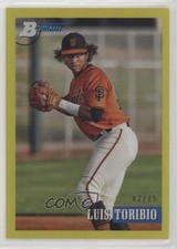 2021 Bowman Heritage Prospects Yellow Chrome Refractor 62/75 Luis Toribio 0c6