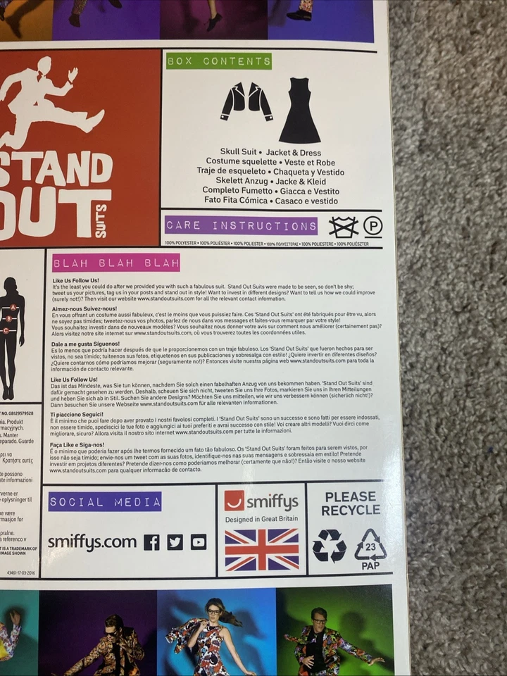 Disfraz Traje Esqueleto Adulto Grande Foto 3 de 4