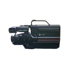 Vintage GE 9-9806 CCD VHS Handheld Camcorder Black Built-in with Case Microphone