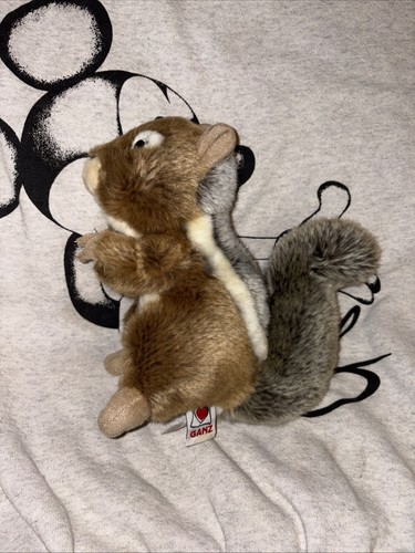 Ganz Webkinz Gold Signature Chipmunk Plush Squirrel Stuffed Animal Toy NO CODE