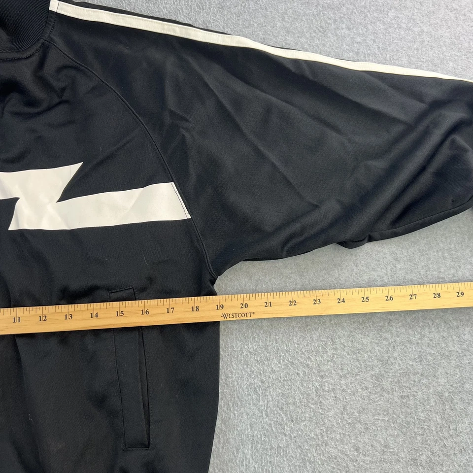 Chaqueta de Colección Family Guy Para Hombre Pequeña Negra Blanca Stewie Lightning Track Dibujos Animados Foto 2 de 4