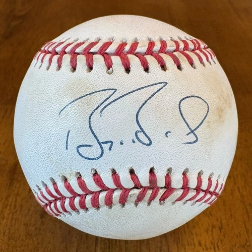 Barry Bonds Signed Autographed National League Baseball Ball JSA COA Toning