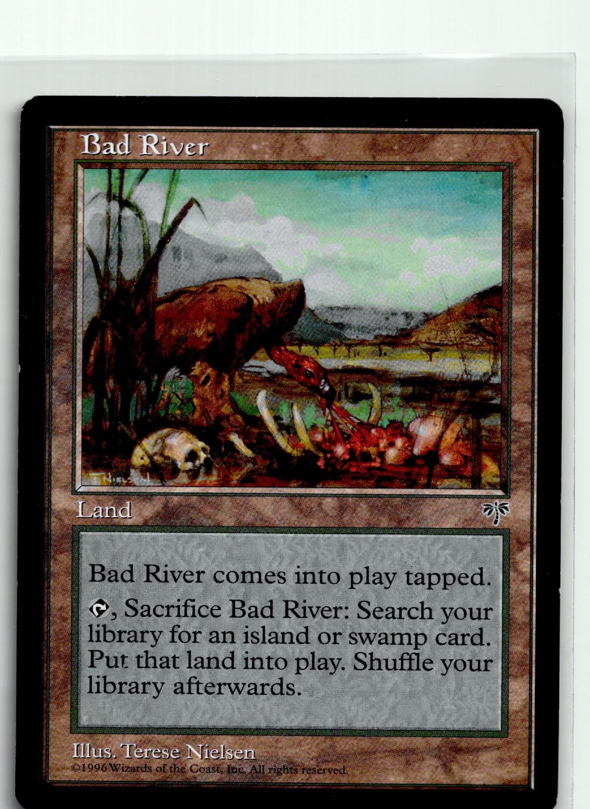 Bad River Uncommon Mirage Magic: The Gathering Lightly Played