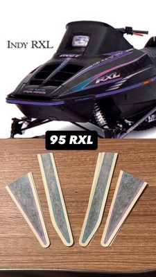 NOS Polaris 1995 RXL Snowmobile Nose Cone Decals
