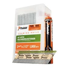 Paslode, Framing Nails & Fuel Pack, 650526, 2 3/8 inch x .113 Gauge, Galvanized