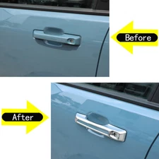 4Pcs Gloss Exterior Door Handle Cover Protect Set Fits Ford Maverick 2022-2023