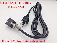 Yaesu Sommerkamp FT-101ZD FT101Z ZS FT-277ZD FT101Z AC power cord cable USA PLUG