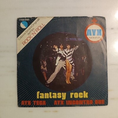 AYX - FANTASY ROCK Teak / Meeting due 1978 Vinyl 7'' 45 Runden ITALIENISCH DISCO