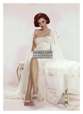 NATALIE WOOD SEXY AMERICAN MODEL IN WHITE DRESS 5X7 PHOTO