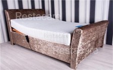 5FT KING SIZE ADJUSTABLE ELECTRIC SLEIGH BED FREE INSTALL + DRAW OPTION 5 YR WTY