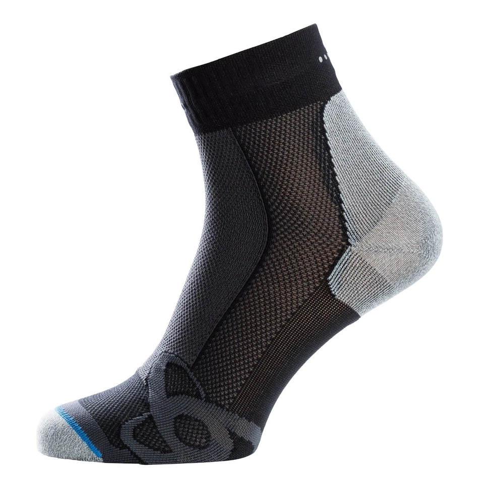 Odlo LIGHT QUARTER Socken, Laufsocken, Sneakersocken, schwarz