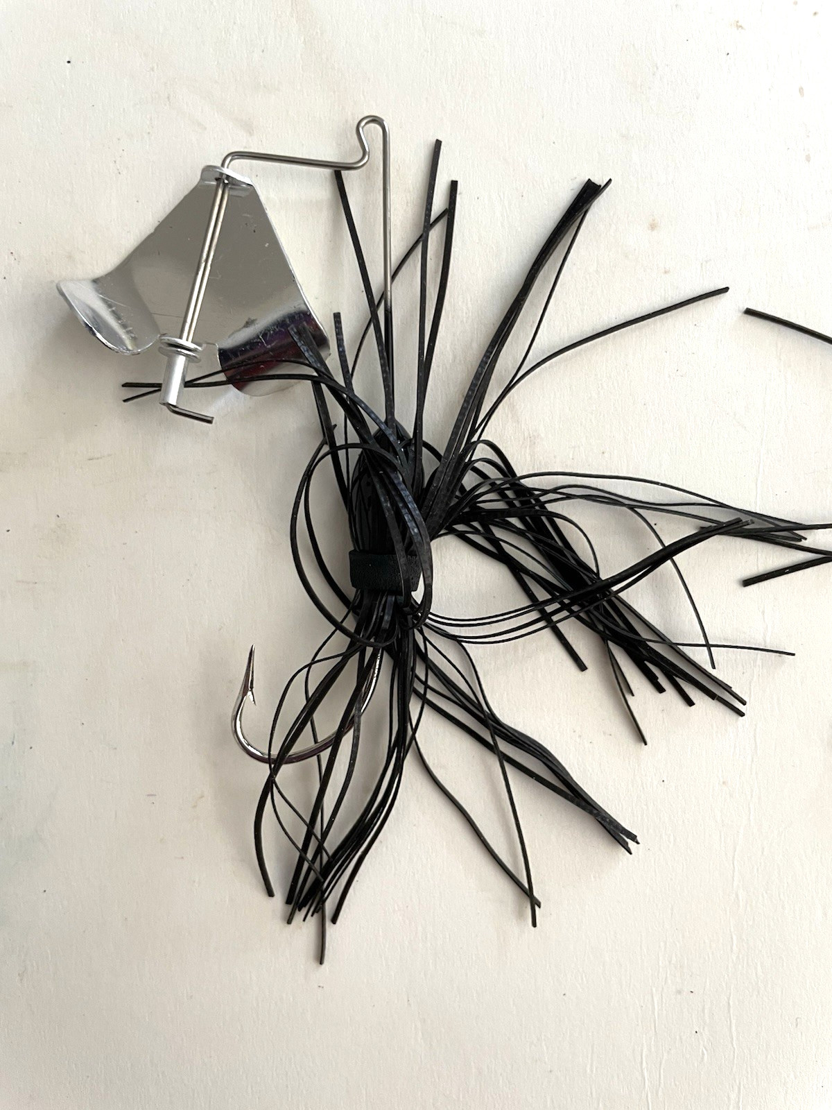 BUZZBAIT LURES Lot-4 Mixed Colors Bass Fishing w Hand-Made Cases Black Yellow - Image 3