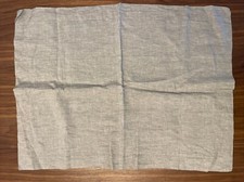 Belgian Linen RESTORATION HARDWARE RH Vintage Wash Standard Sham Gray