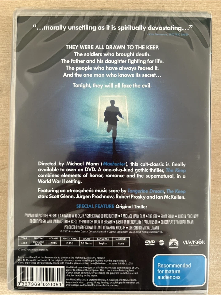 The Keep DVD (1983 Michael Mann) VIA vision Remastered Fully UK Compatible - Image 2 of 2