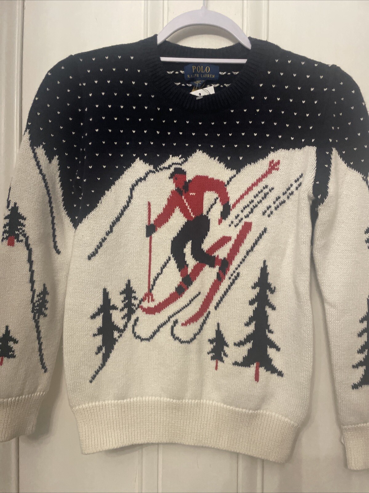 BNWT Polo Ralph Lauren Ski Winter Jumper Sweater BNWT Size M (age 10- 12) Unisex image 2