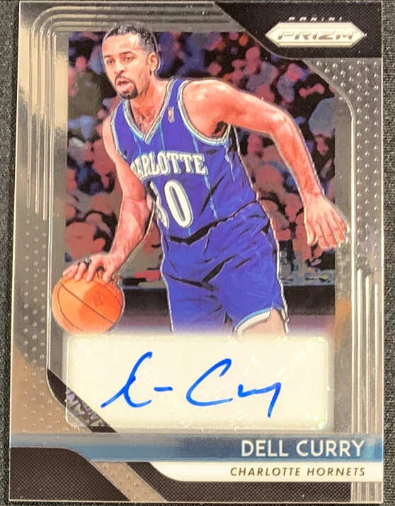 Dell curry signed jersey new arrivals