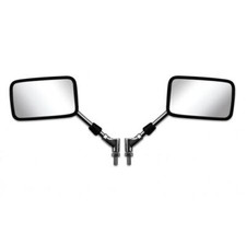 Mirrors 10mm Chrome Rectangle Fits Suzuki GSX 1400 02-05