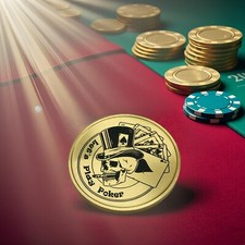 Poker Card Protector | Decision Coin  | Custom Poker Chip | Poker Keyring