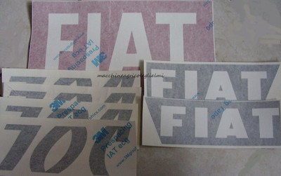 ADESIVI DECALCOMANIA TRATTORE FIAT 250DT - Foto 12