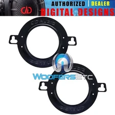 UNIVERSAL 2.75 METAL ADAPTER PLATES TO MOUNT 2.75" SPEAKERS INTO FACTORY 3.5"