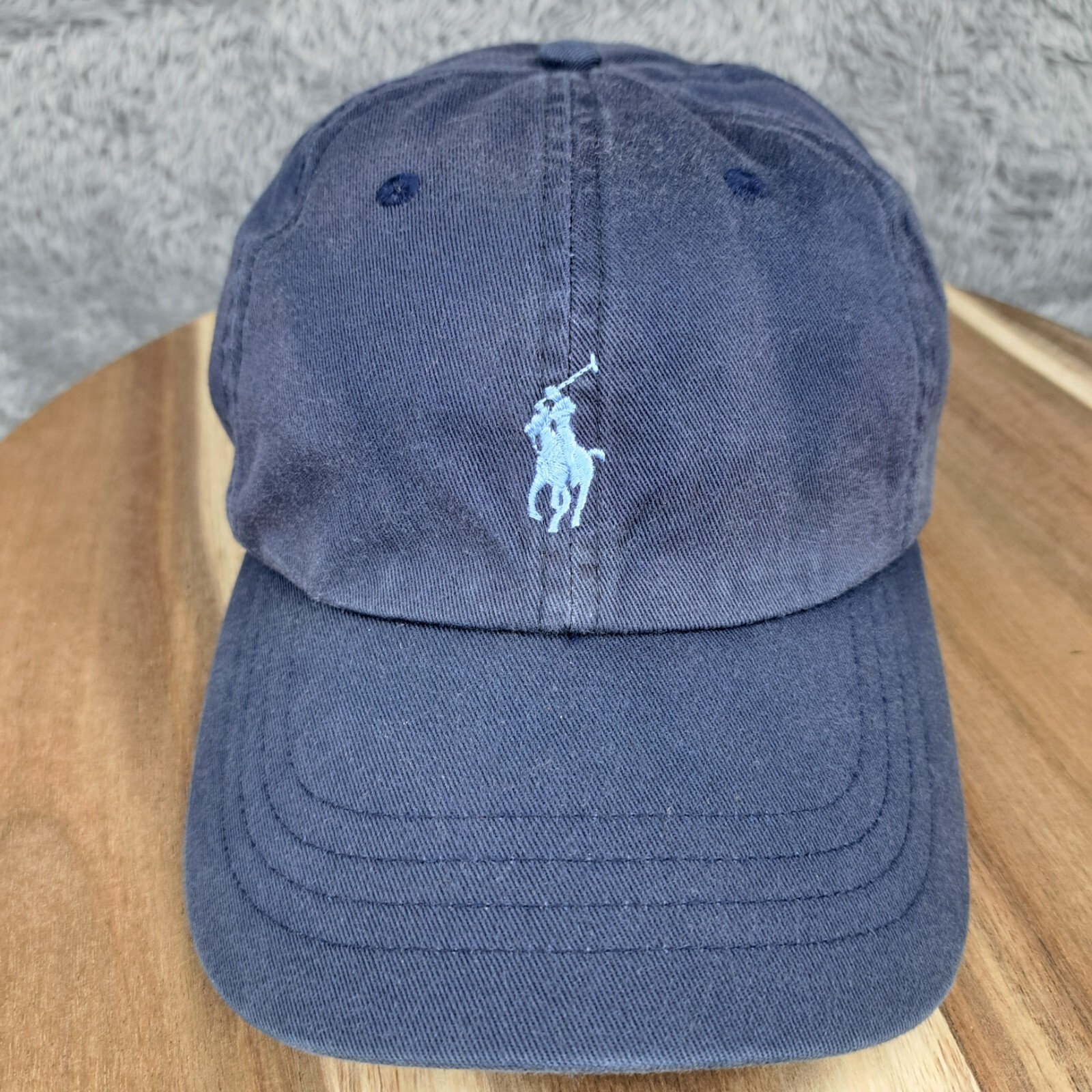 Ralph Lauren Polo Cappello Berretto Strap Back Blu Pony Baseball Uomo Casual Preppy