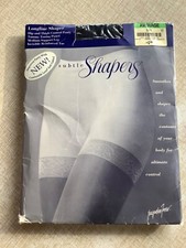 JC PENNEY Subtle Shapers LONGLINE SHAPER PANTYHOSE Size AVERAGE Color NAVY