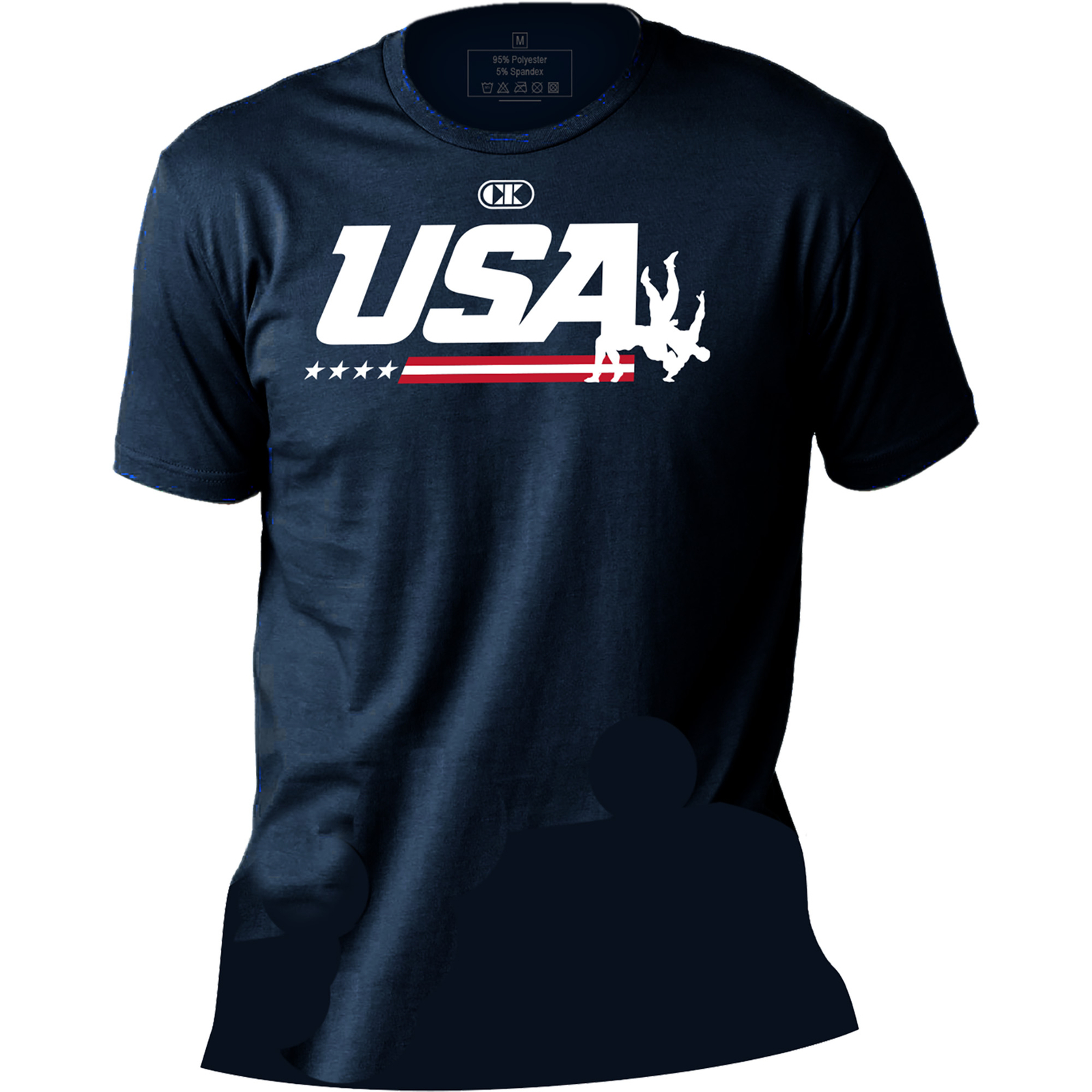 T shirt Cliff Keen USA Suplay Lifestyle Navy