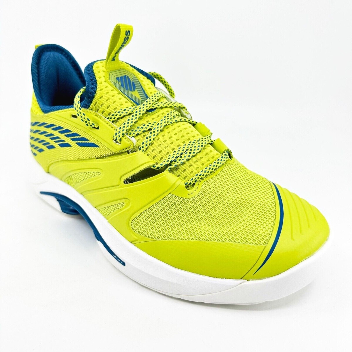 K-Swiss Speed-Trac Yellow Blue Mens Tennis Pickleball Court Shoes