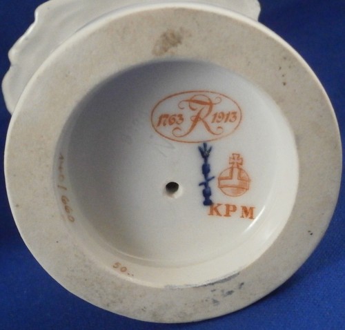 Art Nouveau Jugendstil KPM Berlin Porcelain Girl Figurine Figure Porzellan Figur - Picture 8 of 11