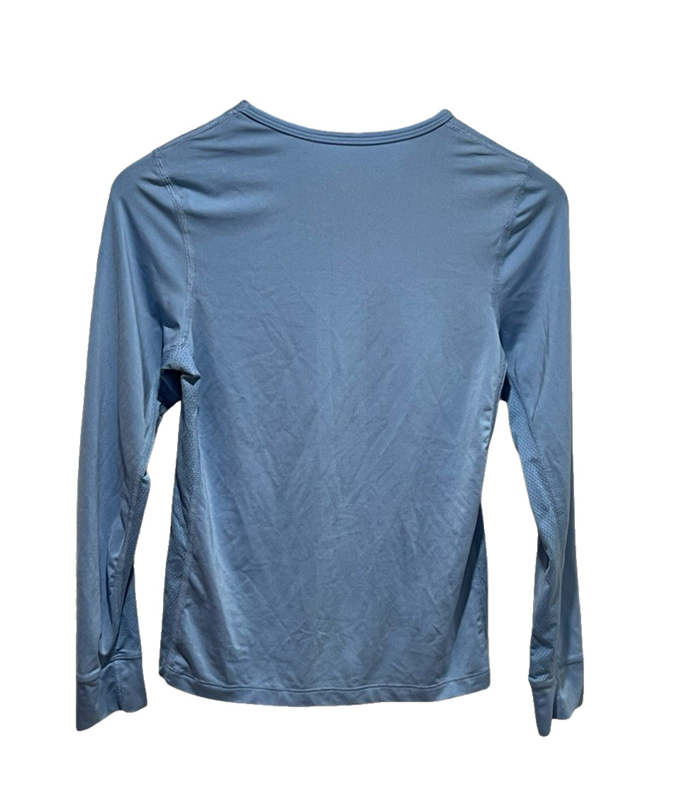 Cuddl Duds Active Long Sleeve Women's Small Blue