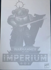 Warhammer 40K Imperium magazine Art Set Of 4