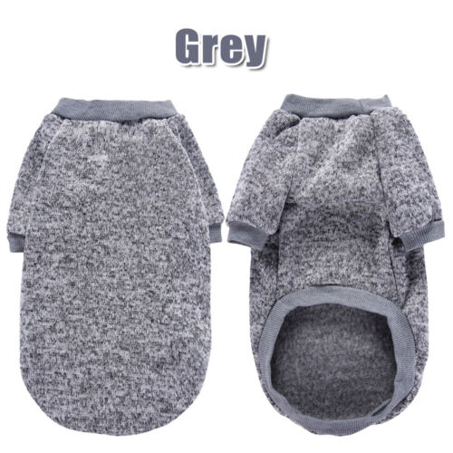Cute Pet Dog Warm Jumper Sweater Clothes Puppy Cat Knitwear Knitted Coat Winter - Picture 8 of 8