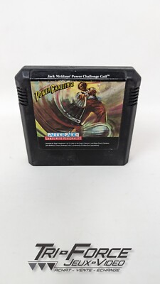 Jack Nicklaus Power Challenge golf Sega Genesis SG Authentic Cart tested