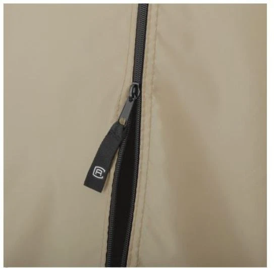 Carro de golf premium para 6 personas fácil de almacenar cubierta color caqui tostado Foto 3 de 3