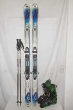 K2 SKI " AMP " TOP ALLMOUNTAIN CARVER 174 CM + SKISCHUHE GR: 43 IM SET