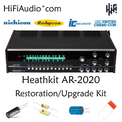 Heathkit AR-2020 receiver capacitor restoration upgrade kit recap rebuild
