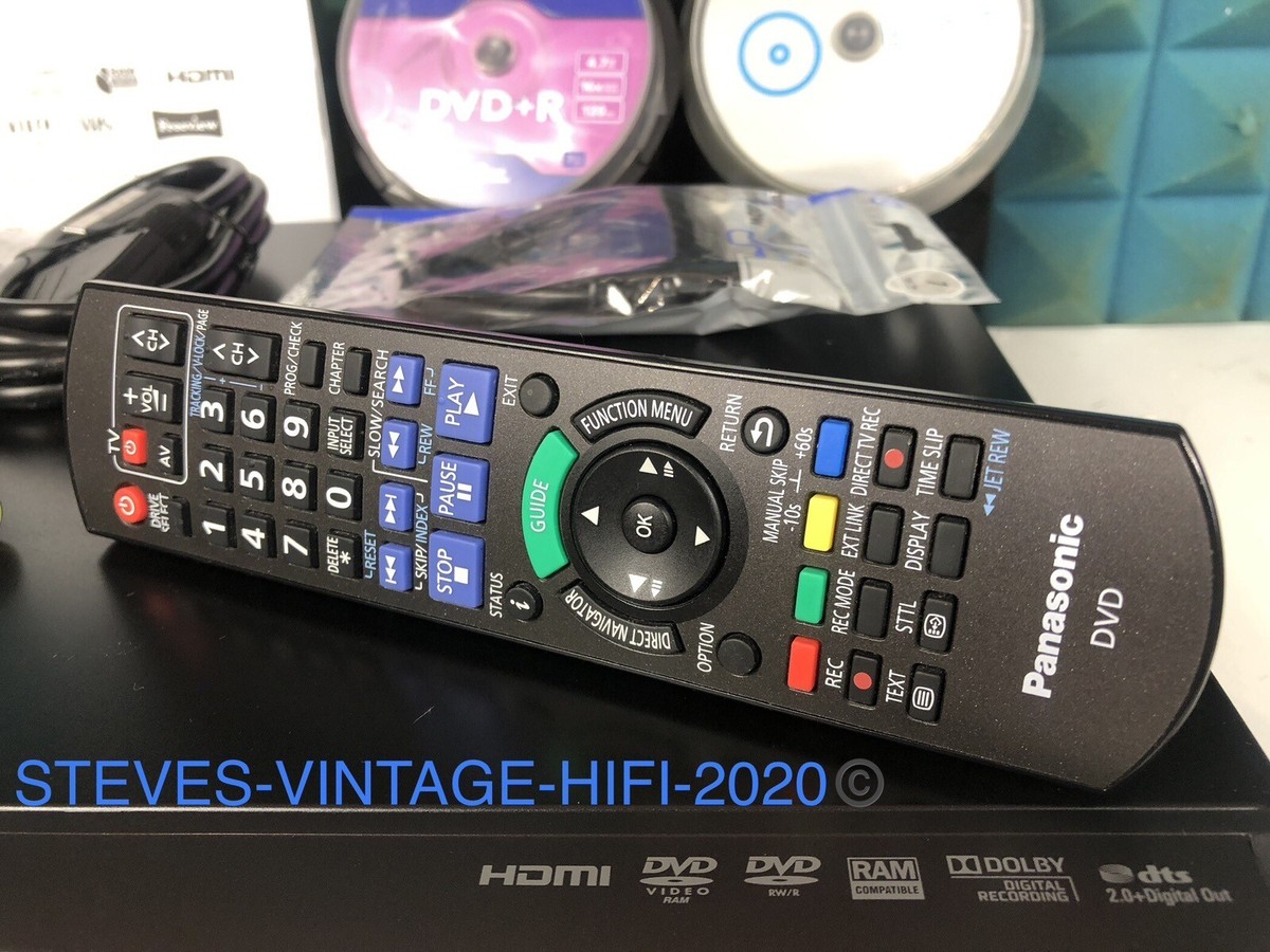 Panasonic DMR-EZ49V DIGA DVD recorder/DVB-T tuner/VCR COPY 📼 TO