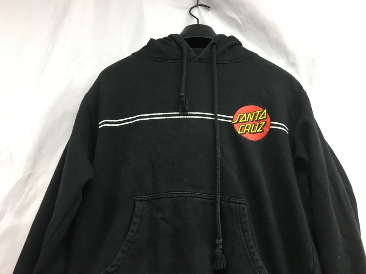 Santa Cruz Men S Black Hoodie Sweater