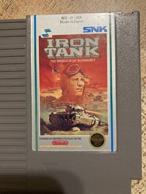 Nintendo NES Iron Tank game/ The Invasion of Normany / instruction manual