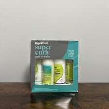 DevaCurl Super Curly Curls-On-The-Go 4 Piece Kit 3 oz each. New in Box 