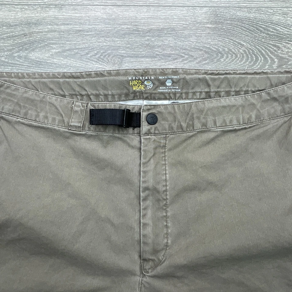 Pantalones Cortos Mountain Hardwear Para Hombres XXL Caqui Cinturón Utilidad Aire Libre Senderismo Nylon Campamento Foto 2 de 4