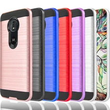 For Motorola Moto E5 Play Cruise Go E5 Plus Case Cover +Tempered Glass Protector