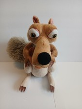 Ice Age Talking Scrat The Squirrel Plush Animatronic 12" Just Play Working