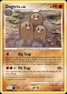 Pokemon - Dugtrio #24/132 - Secret Wonders Rare