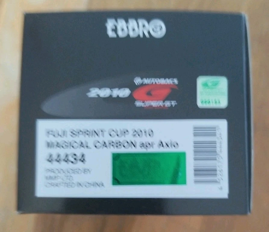 Toyota Magico Carbonio Apr Axio Fuji Sprint Cup 2010 #31 1:43 Scala Ebbro 44434 - Immagine 2 di 2