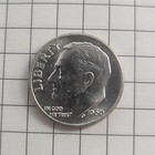 1960 P Roosevelt Dime Uncirculated 90% Silver AU — photo 1